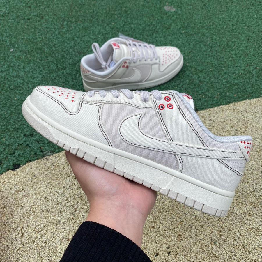 Nike Dunk Low Light Orewood Brown Sashiko