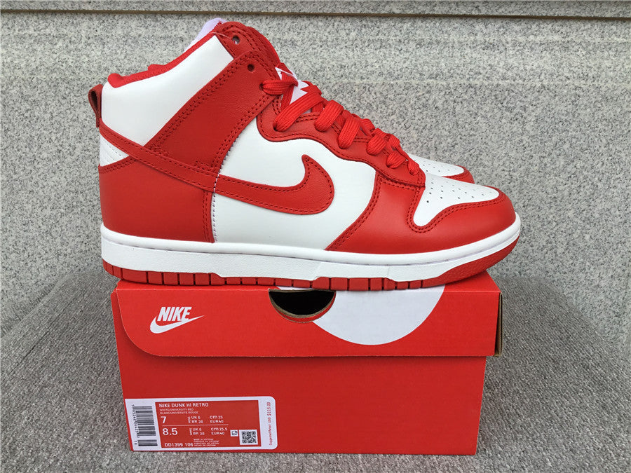 Nike Dunk High "University Red"