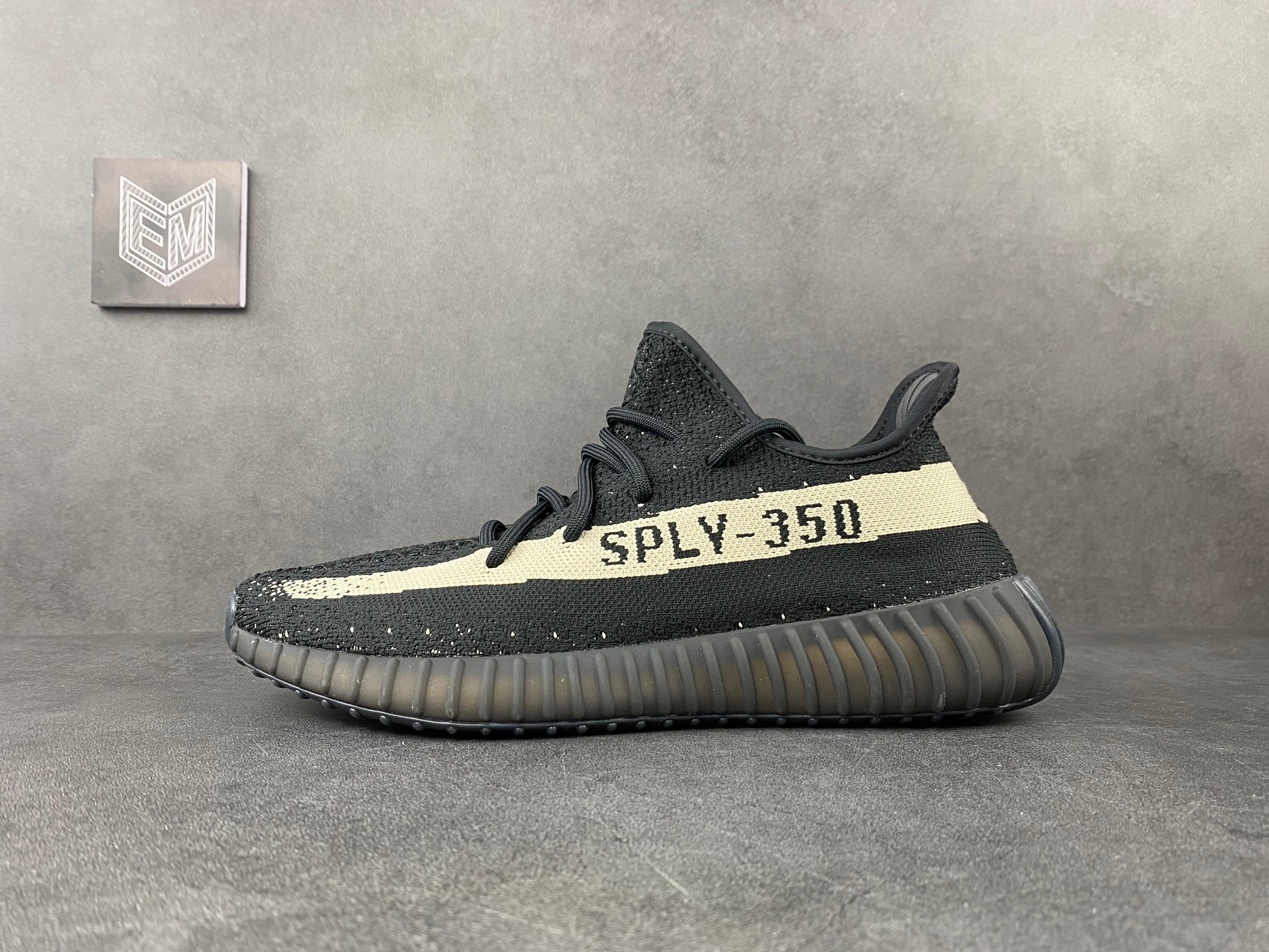 Adidas Yeezy Boost 350 V2 Core Black White - meow