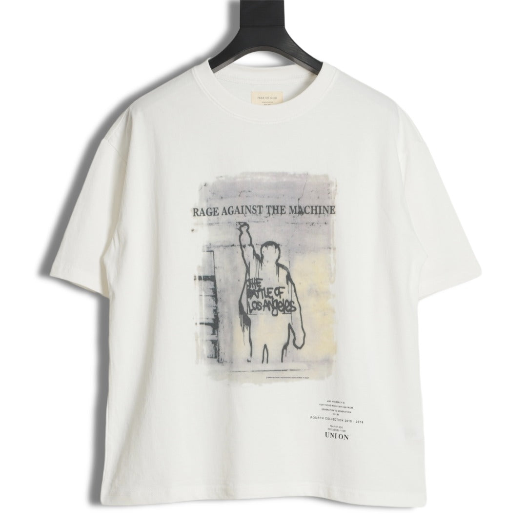 Camiseta Fear Of God Essentials X The Battle Of Los Angeles