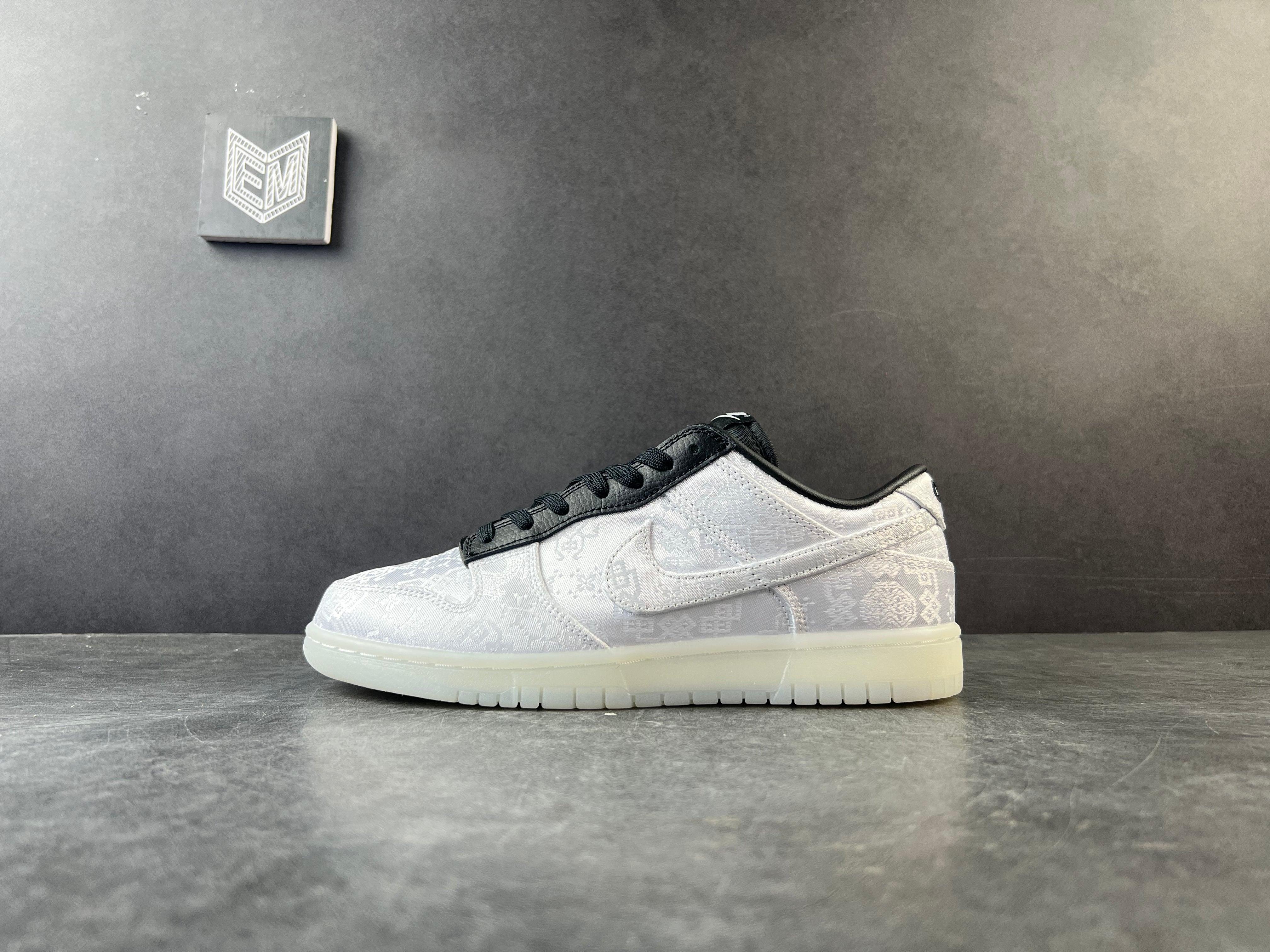 Nike Dunk Low CLOT Fragment White - meow