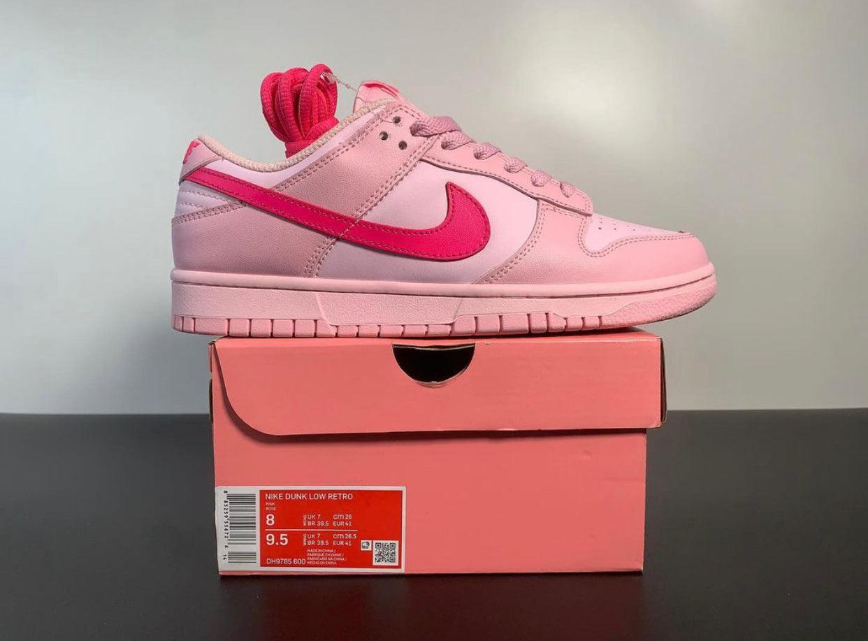 Nike Dunk Low GS Triple Pink - meow